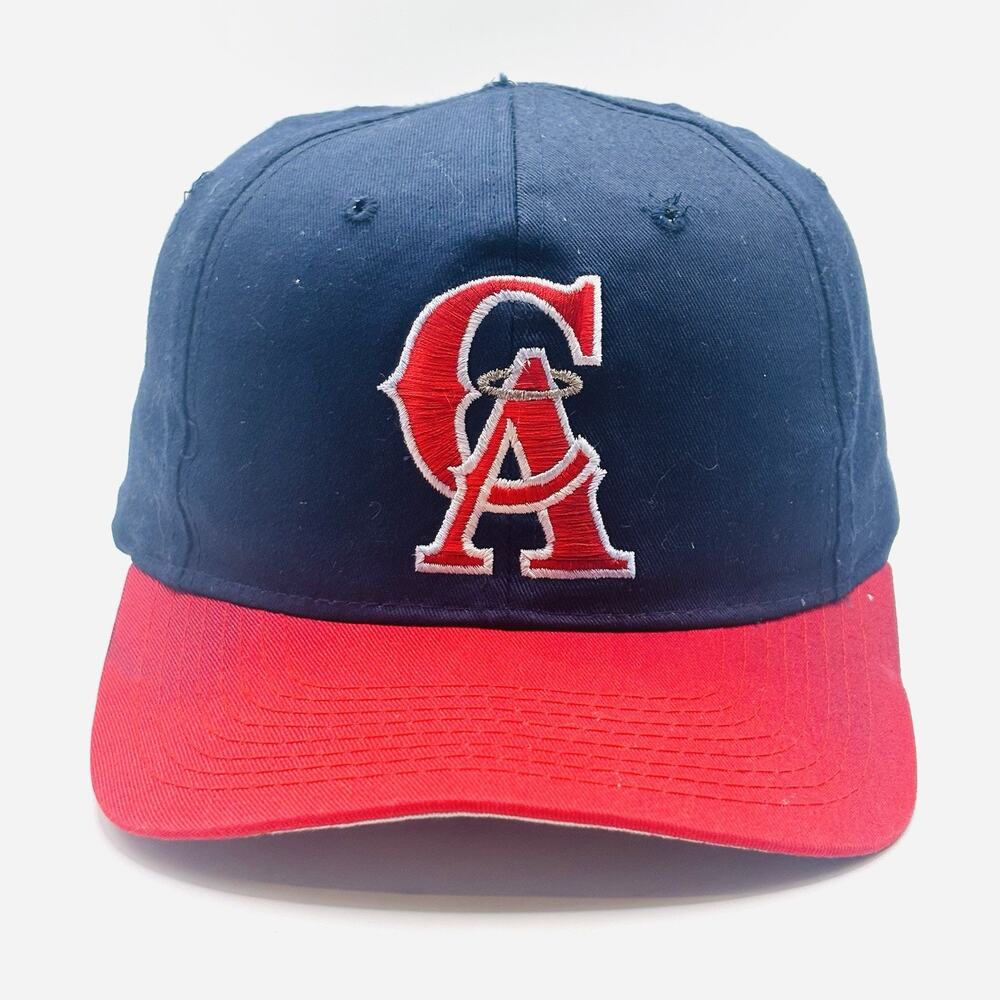 Vintage California Angels Snapback Ball Cap Hat Genuine Merchandise MLB Baseball